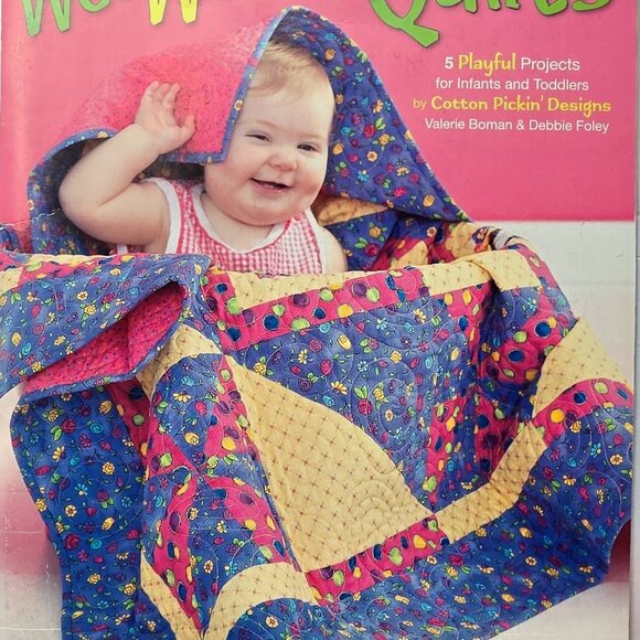 Wee Wonder Quilts Craft Book 5 Playful Projects For Infants & Toddlers Cotton Pi - Picture 11 of 15